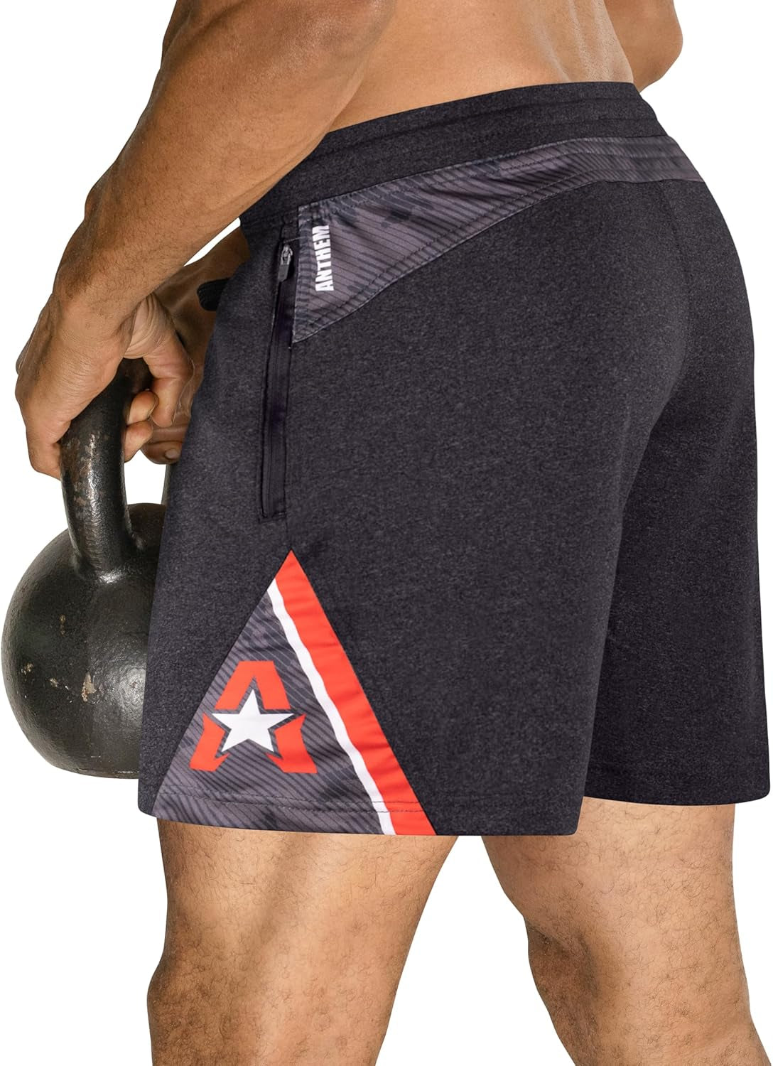 Isoflex Gym Shorts for Men 5" 7" 9" Inch Inseam Options Men'S Workout Athletic Fitness Running Sports Short