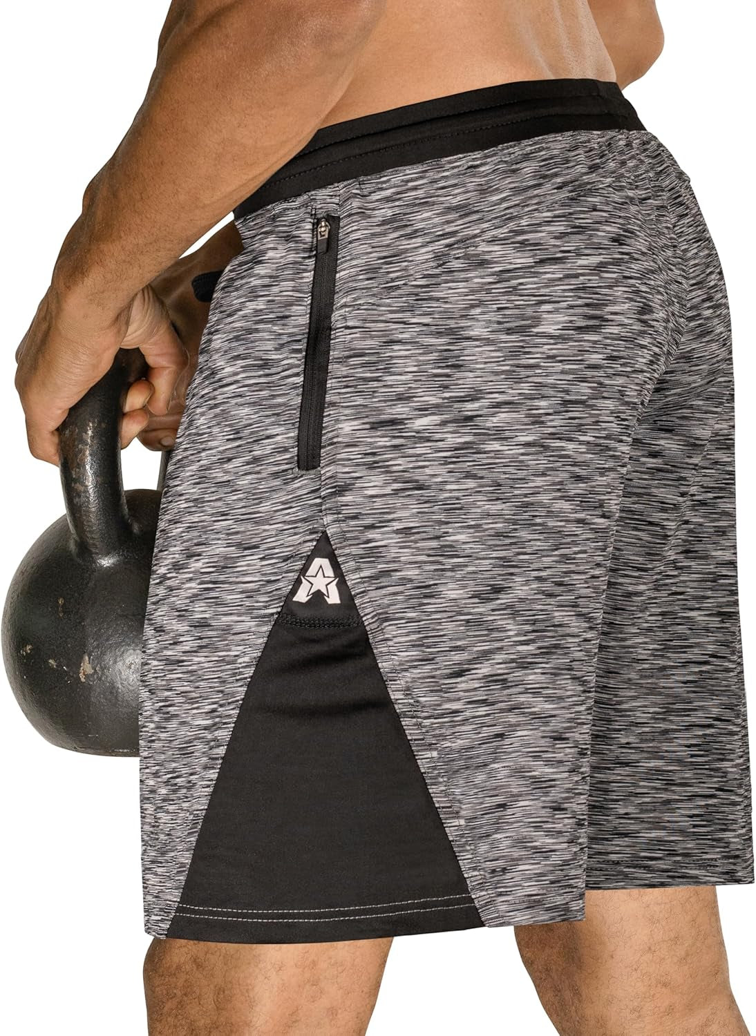 Isoflex Gym Shorts for Men 5" 7" 9" Inch Inseam Options Men'S Workout Athletic Fitness Running Sports Short