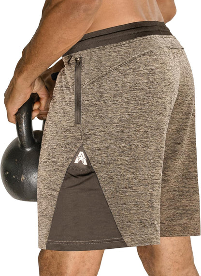 Isoflex Gym Shorts for Men 5" 7" 9" Inch Inseam Options Men'S Workout Athletic Fitness Running Sports Short