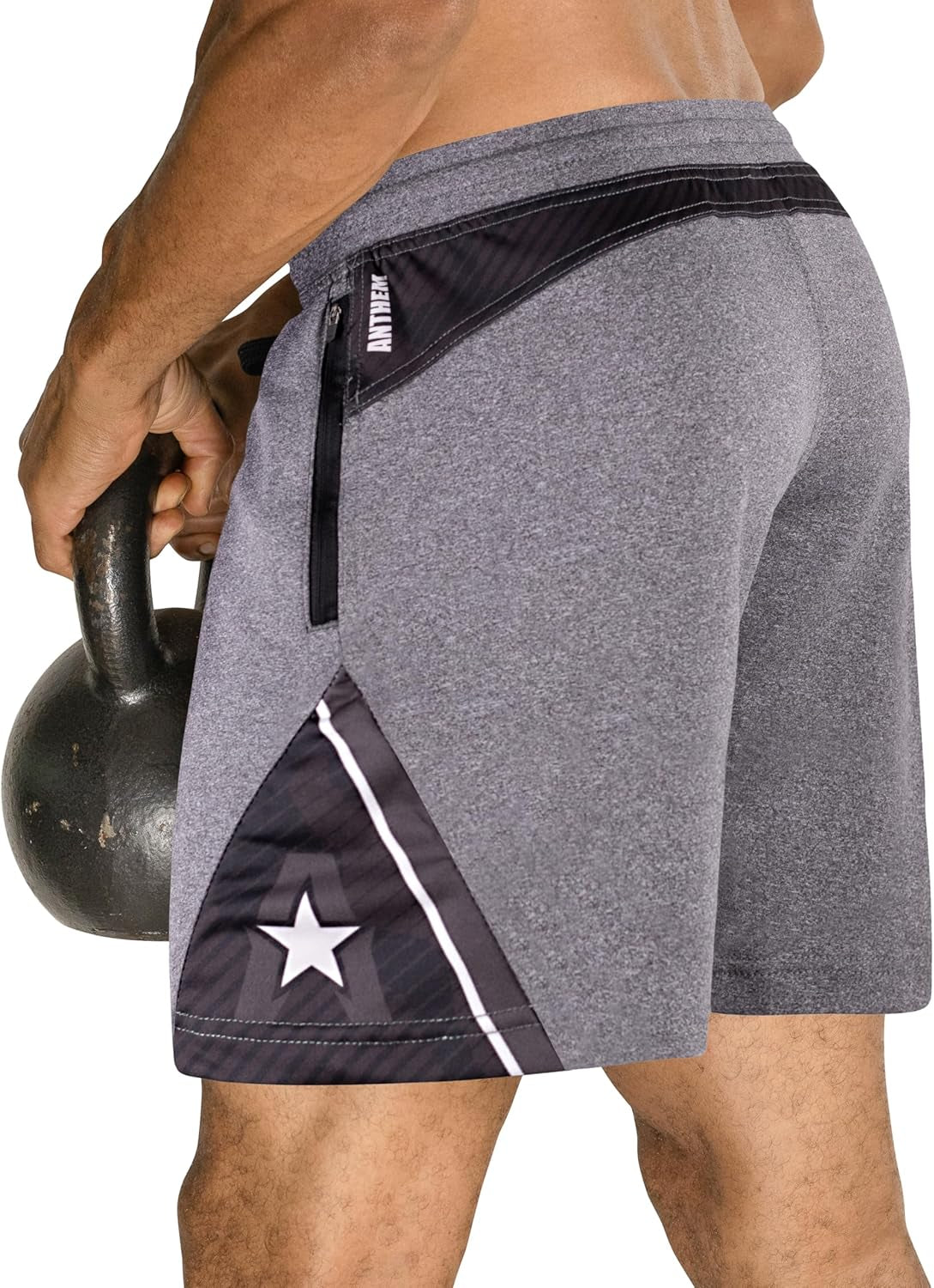 Isoflex Gym Shorts for Men 5" 7" 9" Inch Inseam Options Men'S Workout Athletic Fitness Running Sports Short