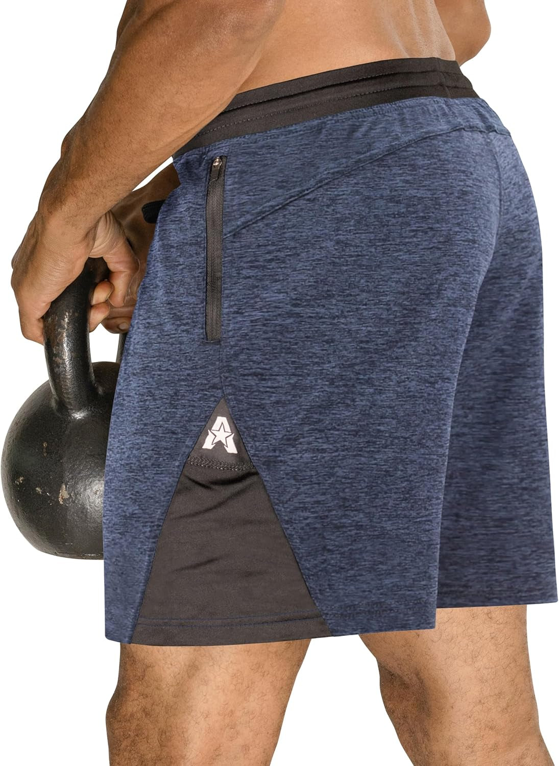 Isoflex Gym Shorts for Men 5" 7" 9" Inch Inseam Options Men'S Workout Athletic Fitness Running Sports Short