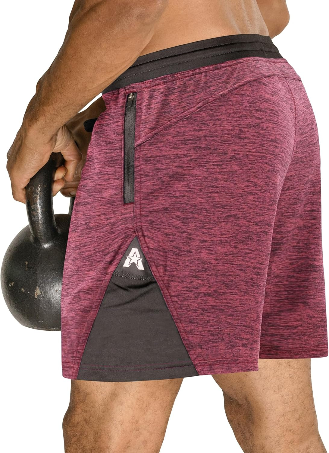 Isoflex Gym Shorts for Men 5" 7" 9" Inch Inseam Options Men'S Workout Athletic Fitness Running Sports Short
