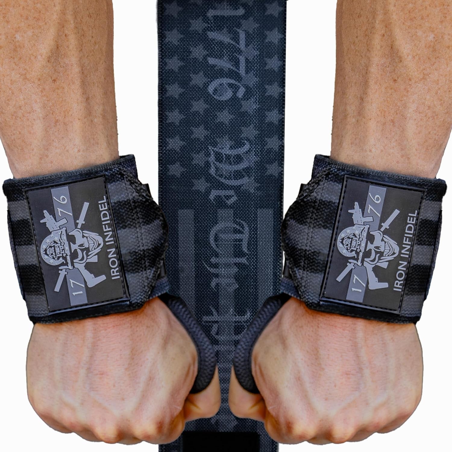 Wrist Wraps for Weightlifting - 18" and 24" Heavy Duty Support for Working Out, Gym Accessories for Men - Use for Lifting, Crossfit, Fitness, Exercise, Bench Press, Powerlifting