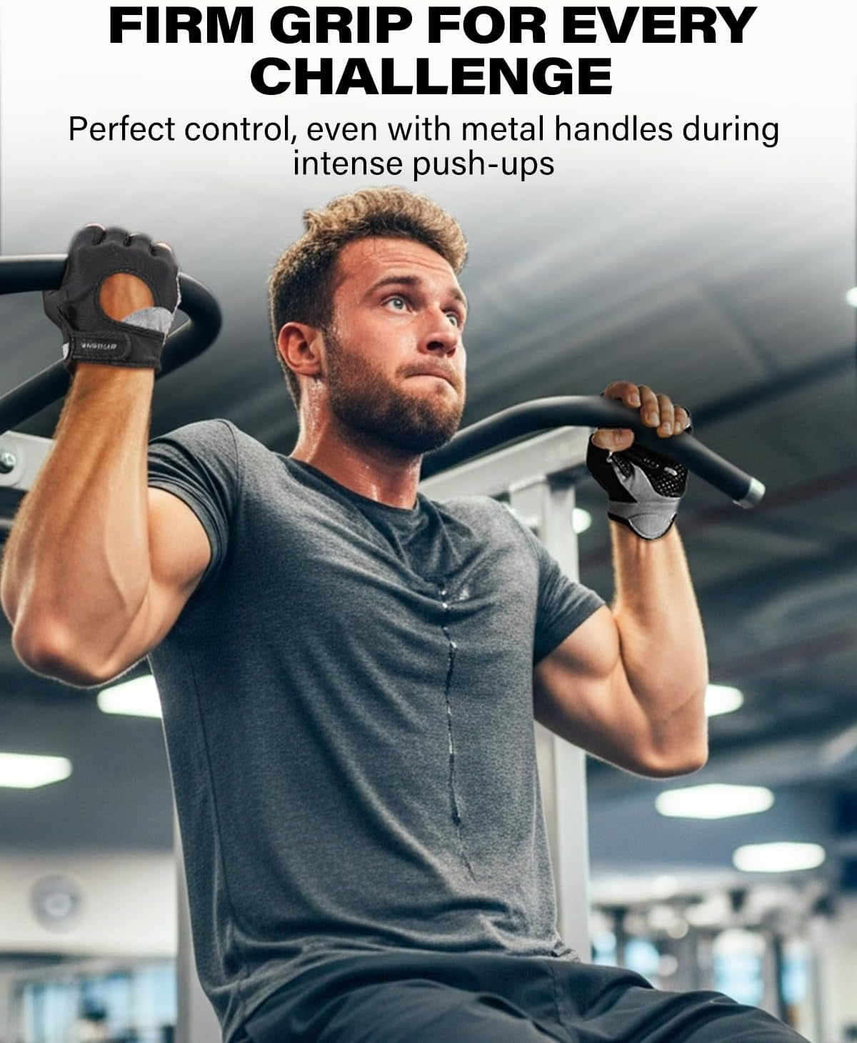 Workout Gloves for Men and Women, Weight Lifting Gloves with Excellent Grip, Lightweight Gym Gloves for Weightlifting, Cycling, Exercise, Crosstraining, Pull Ups, Fitness, Climbing and Rowing