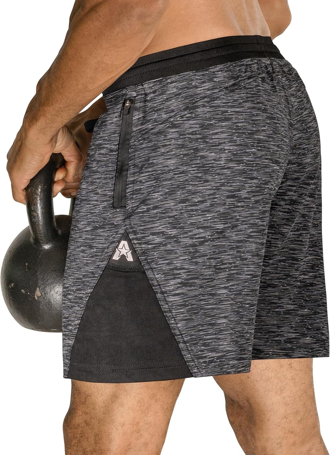 Isoflex Gym Shorts for Men 5" 7" 9" Inch Inseam Options Men'S Workout Athletic Fitness Running Sports Short