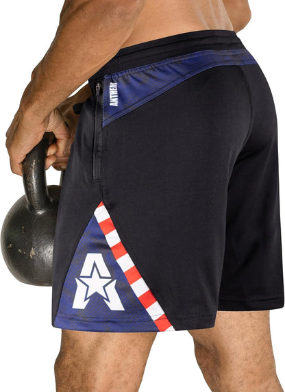 Isoflex Gym Shorts for Men 5" 7" 9" Inch Inseam Options Men'S Workout Athletic Fitness Running Sports Short