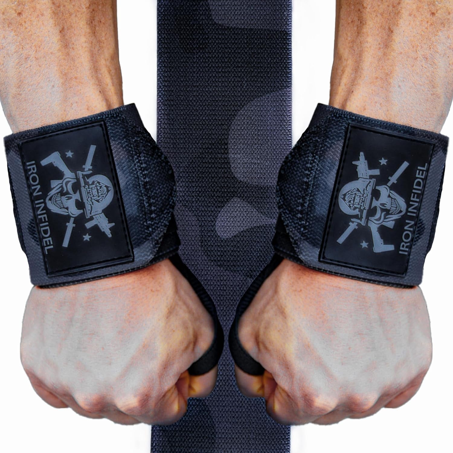 Wrist Wraps for Weightlifting - 18" and 24" Heavy Duty Support for Working Out, Gym Accessories for Men - Use for Lifting, Crossfit, Fitness, Exercise, Bench Press, Powerlifting