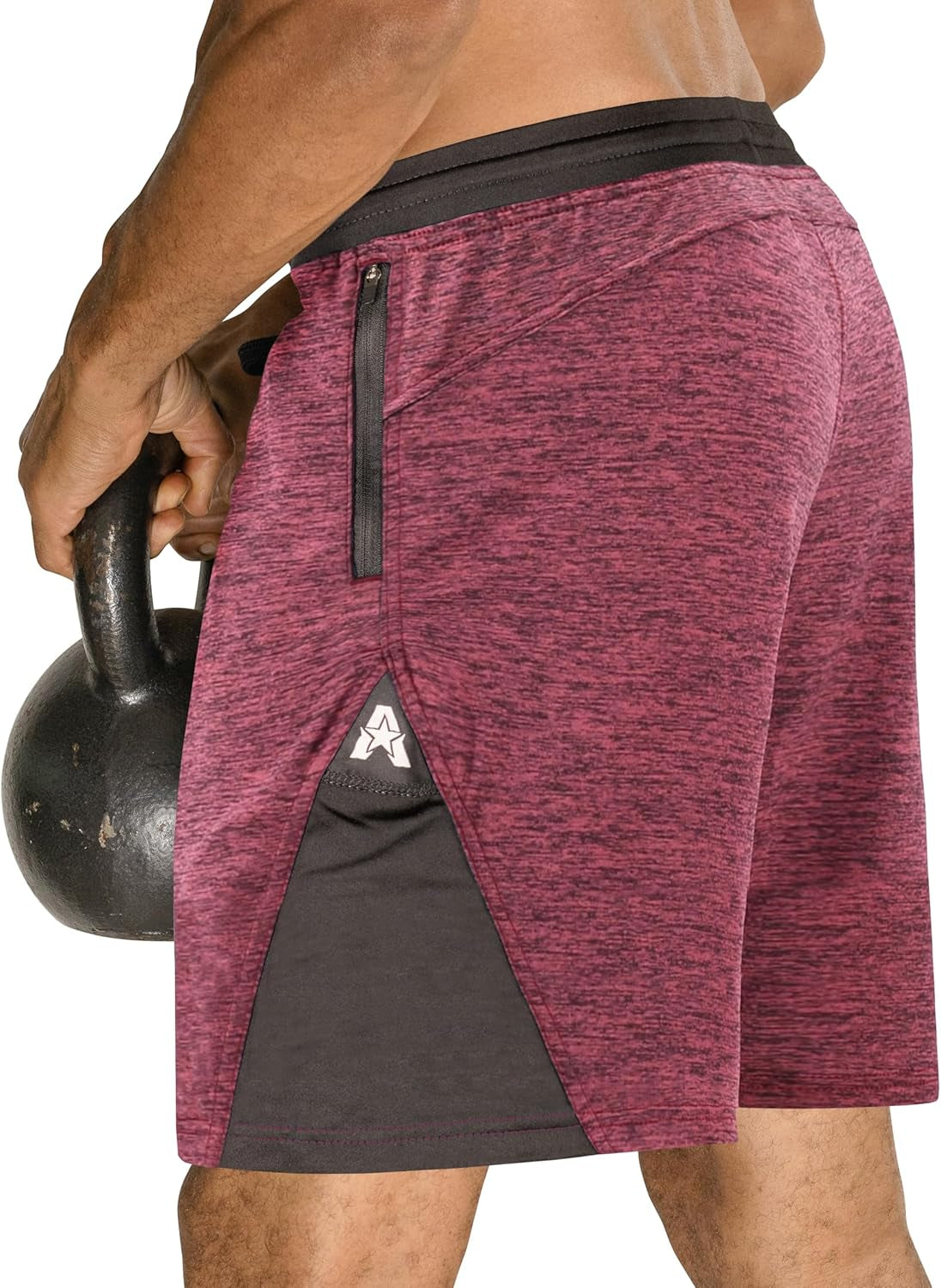 Isoflex Gym Shorts for Men 5" 7" 9" Inch Inseam Options Men'S Workout Athletic Fitness Running Sports Short