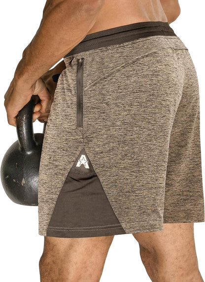 Isoflex Gym Shorts for Men 5" 7" 9" Inch Inseam Options Men'S Workout Athletic Fitness Running Sports Short