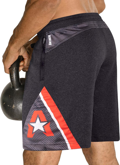 Isoflex Gym Shorts for Men 5" 7" 9" Inch Inseam Options Men'S Workout Athletic Fitness Running Sports Short