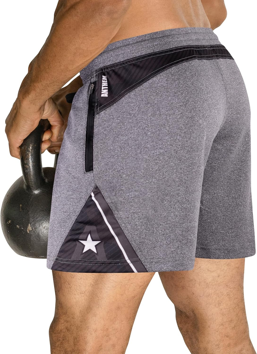 Isoflex Gym Shorts for Men 5" 7" 9" Inch Inseam Options Men'S Workout Athletic Fitness Running Sports Short