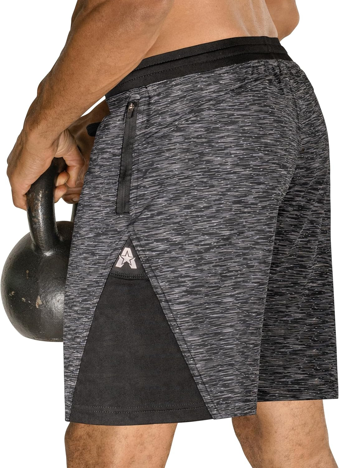 Isoflex Gym Shorts for Men 5" 7" 9" Inch Inseam Options Men'S Workout Athletic Fitness Running Sports Short