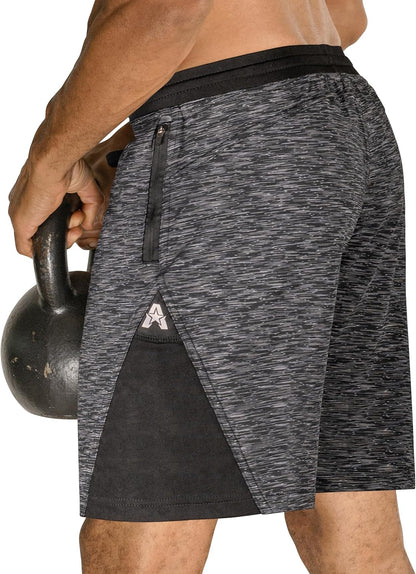 Isoflex Gym Shorts for Men 5" 7" 9" Inch Inseam Options Men'S Workout Athletic Fitness Running Sports Short