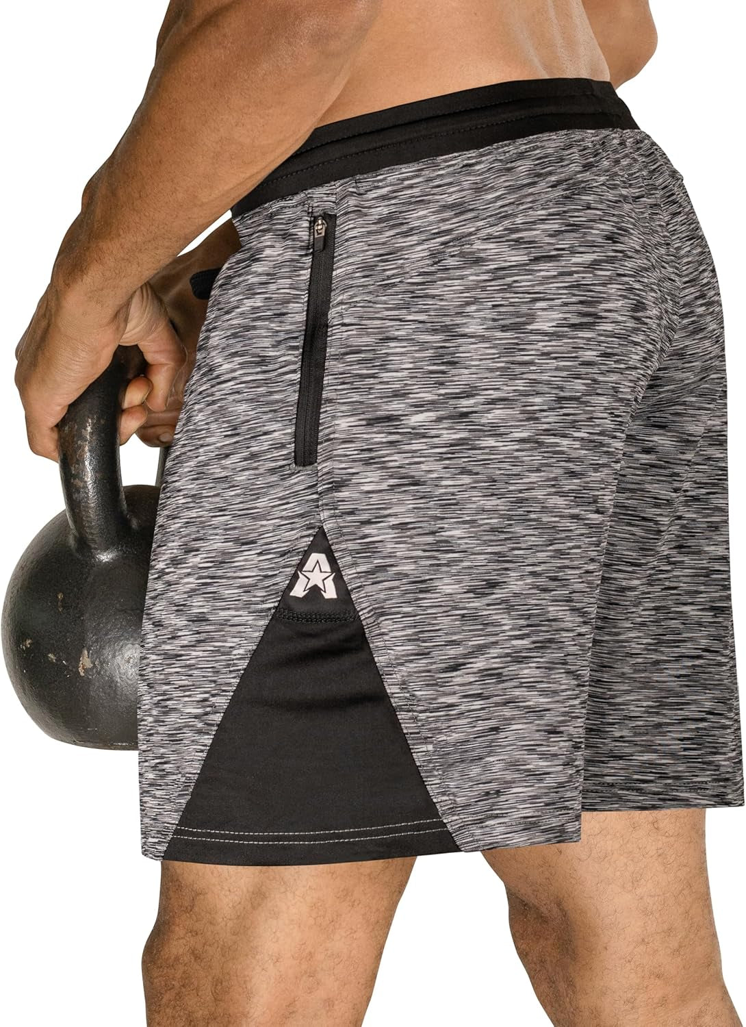 Isoflex Gym Shorts for Men 5" 7" 9" Inch Inseam Options Men'S Workout Athletic Fitness Running Sports Short