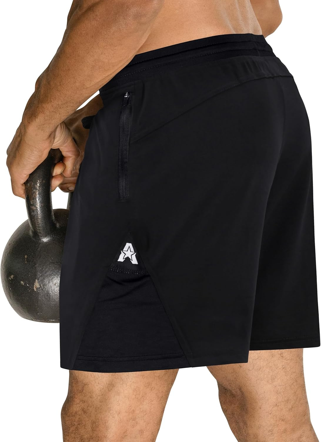 Isoflex Gym Shorts for Men 5" 7" 9" Inch Inseam Options Men'S Workout Athletic Fitness Running Sports Short