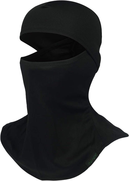 Balaclava Ski Mask 3 Pieces Full Face Cover for Men and Women Sun Protection Breathable Shiesty Mask for Skiing A-Black
