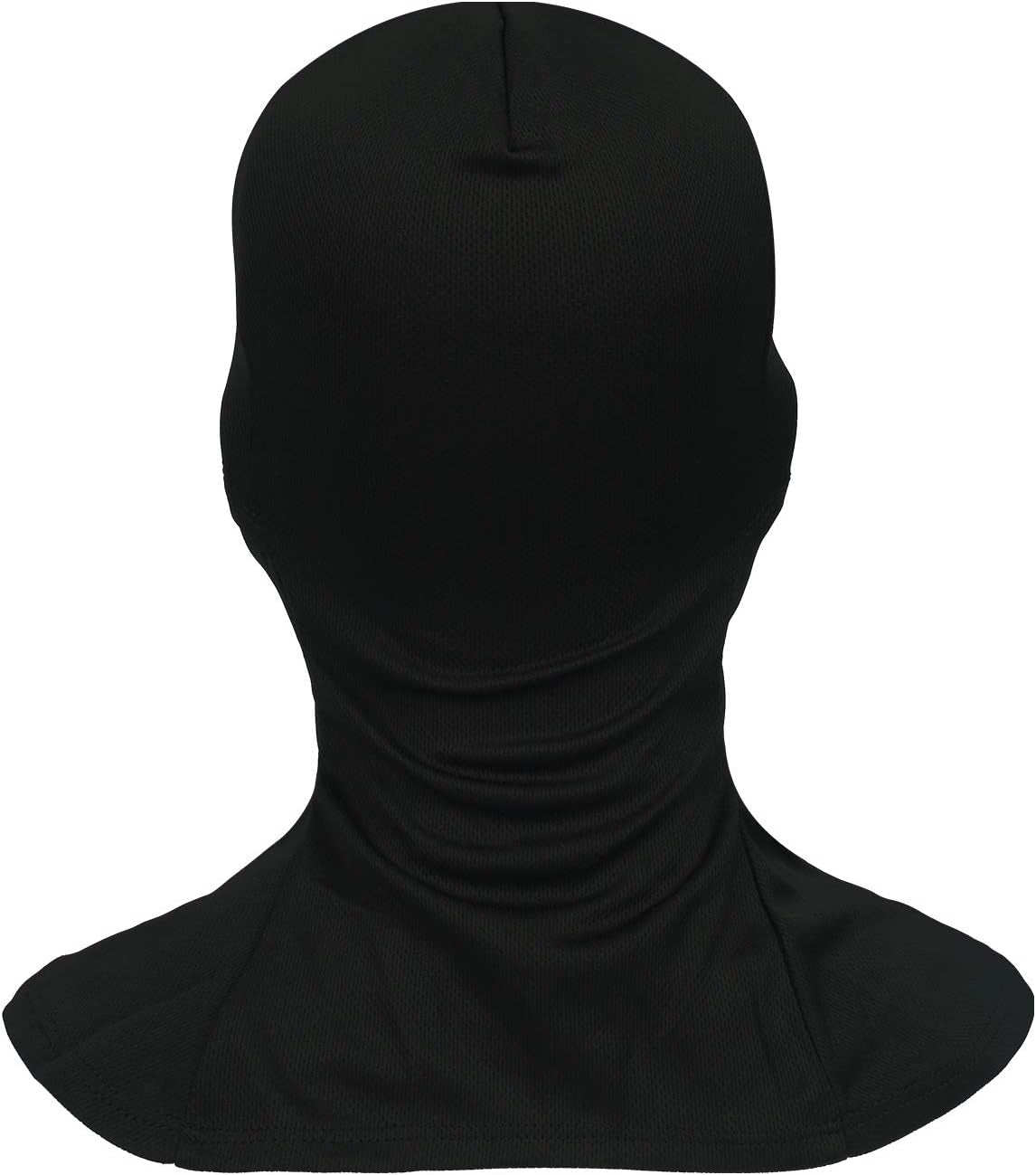 Balaclava Ski Mask 3 Pieces Full Face Cover for Men and Women Sun Protection Breathable Shiesty Mask for Skiing A-Black