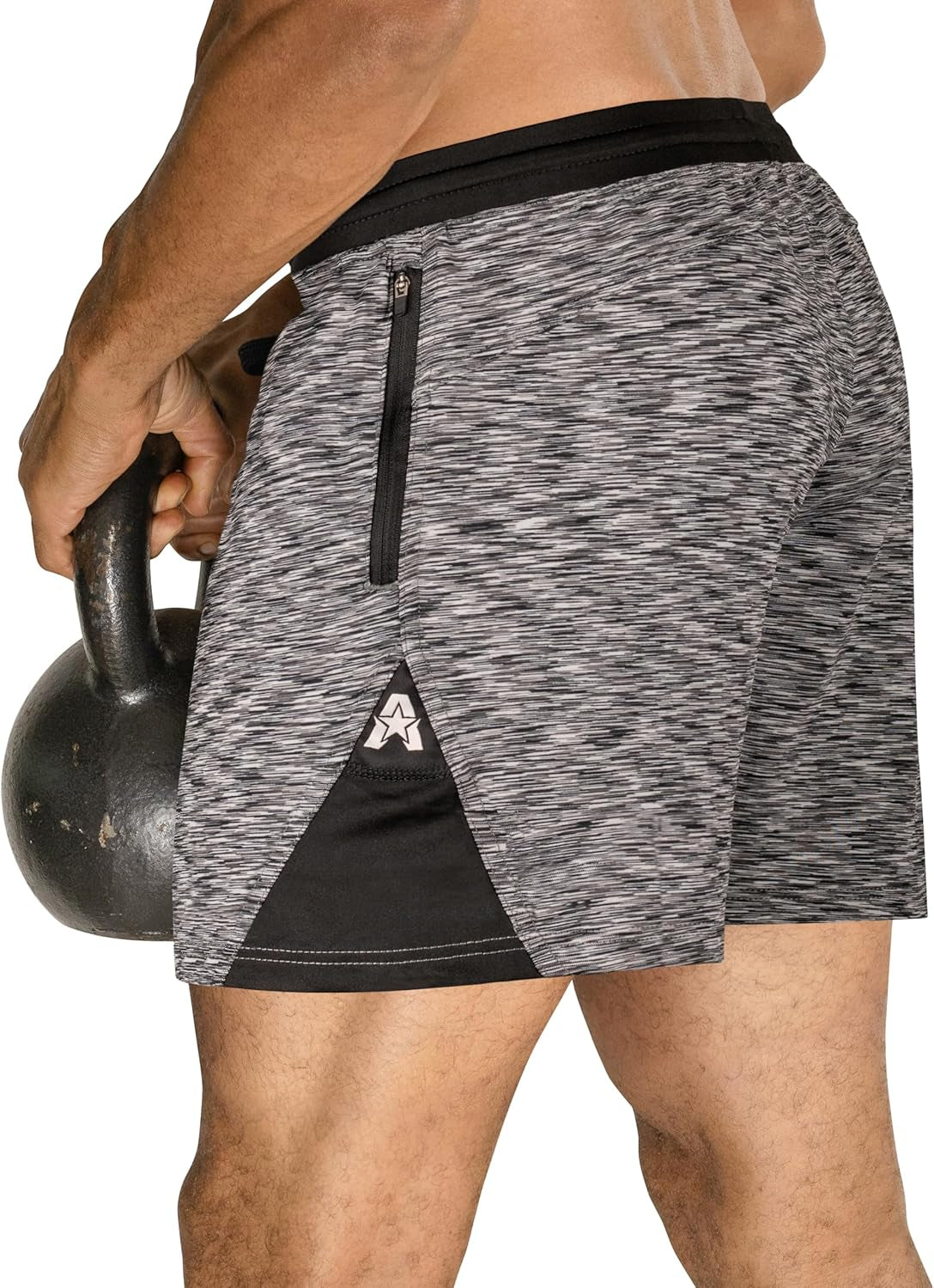 Isoflex Gym Shorts for Men 5" 7" 9" Inch Inseam Options Men'S Workout Athletic Fitness Running Sports Short